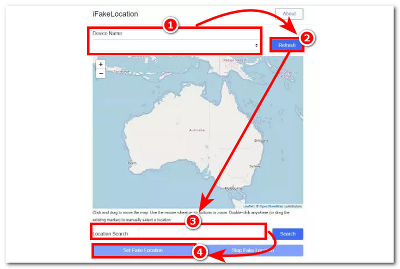 Set Fake Location