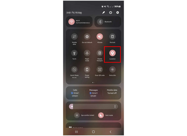 Turn Off Location Shortcut