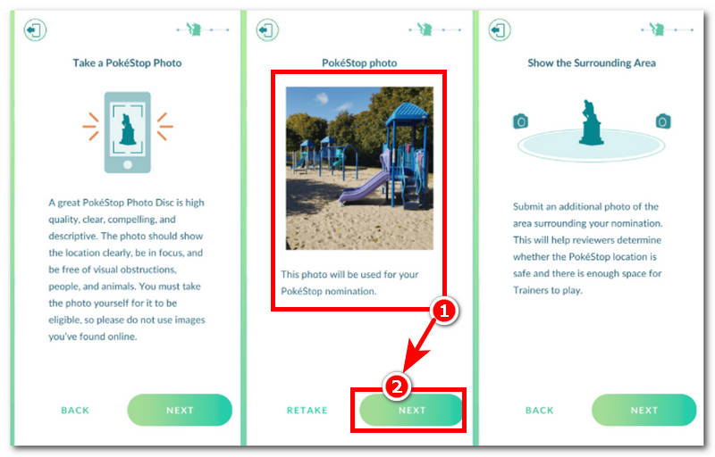 Pokestop Take A Photo
