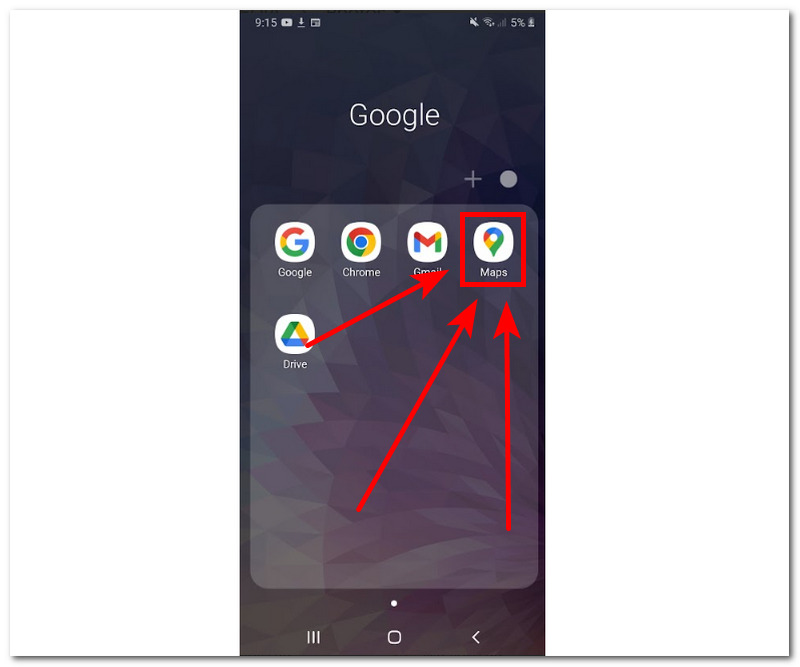 Open Google Maps App
