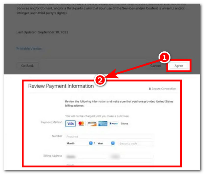 Read And Fill Out New Billing Address
