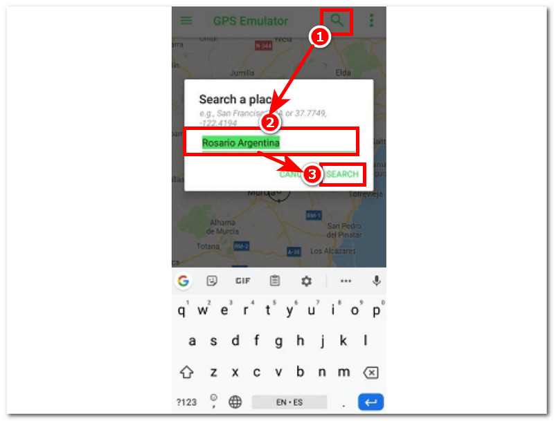 Search Location