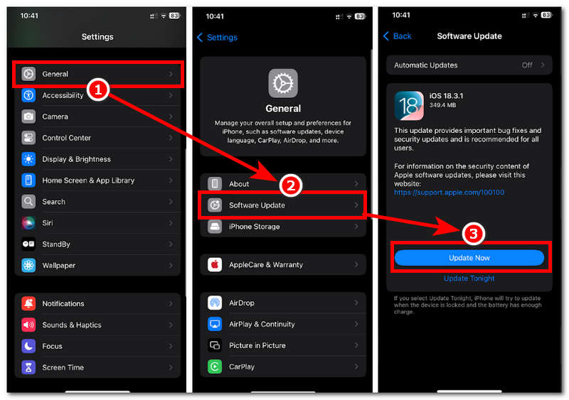 Update IOS Version
