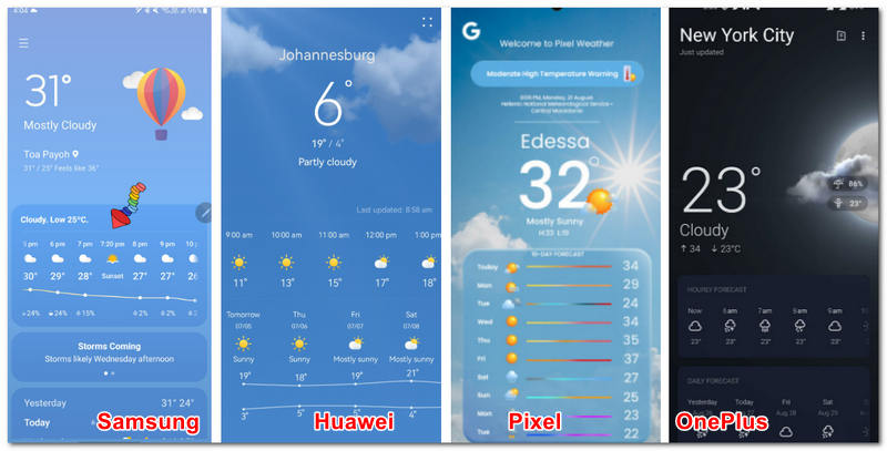 Weather App Interface