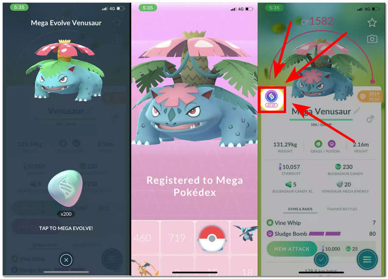 See Mega Evolution Timer