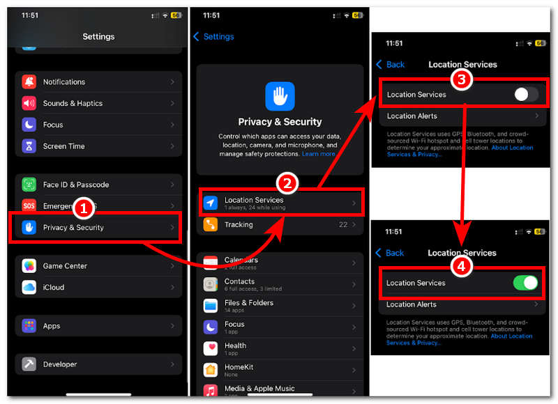 Enabling Location Services Access