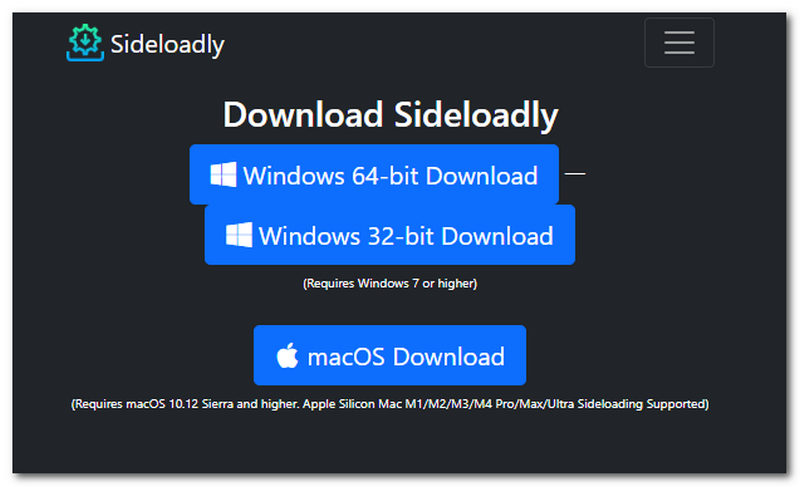 Go To Sideloadly