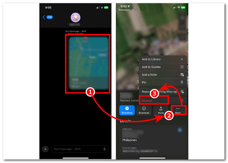 Stop Sharing Location Through Text